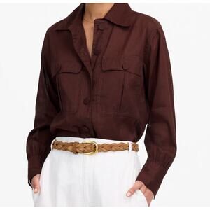 NWT Utility-Pocket Button-Up Shirt - S